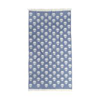 Рушник Lotus Home Pestemal - Skull 90*160 denim