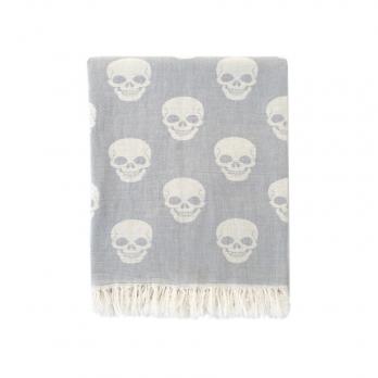 Рушник Lotus Home Pestemal - Skull 90*160 denim