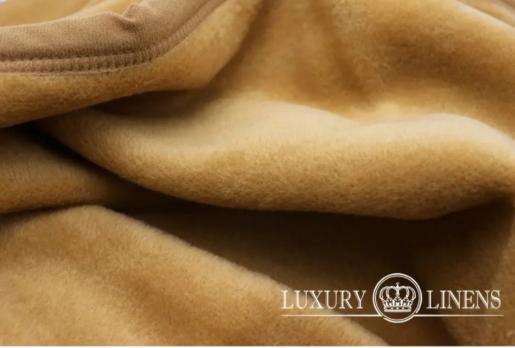 Плед BIEDERLACK Unicolour CAMEL