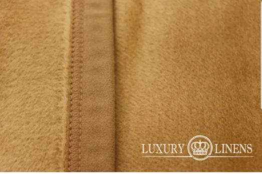 Плед BIEDERLACK Unicolour CAMEL