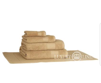 Рушник LUXURY LINENS Alligator Light coffee