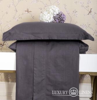 Наволочка LUXURY LINENS Basic Line Anthracite
