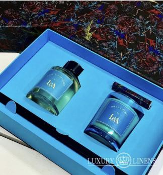 Набір,свічка L&A Breathing та аромадифузор Don`t Disturd