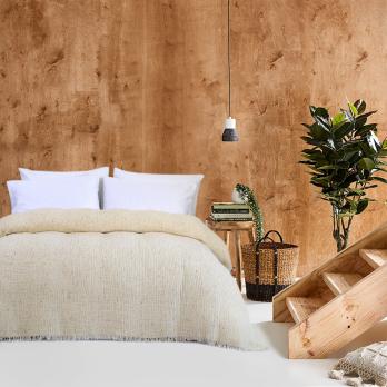 Покривало Lotus Home -Joflim muslin natural sunset 200*220