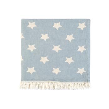 Рушник Lotus Home Pestemal - Star 90*160 teal блакитний