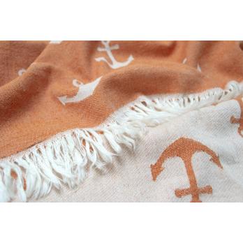 Рушник Lotus Home Pestemal - Anchor 90*160 orange оранжевий