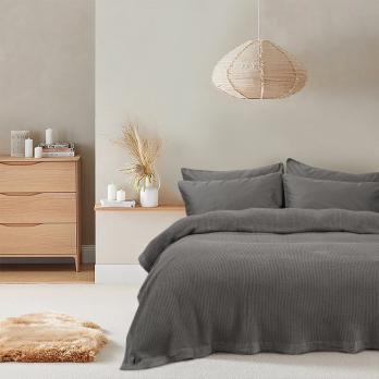 Покрывало Lotus Home - Rius antrasit антрацит 240*260