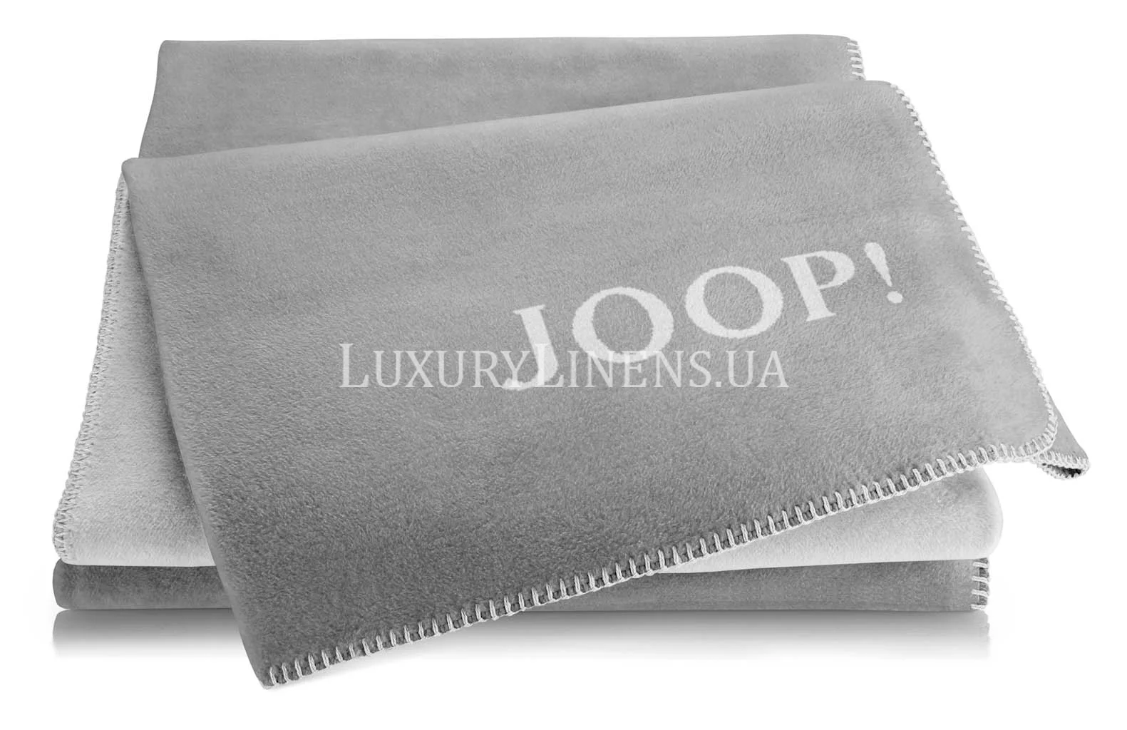 Плед JOOP Uni-Doubleface 150x200 GRAPHIT-RAUCH 59%бавовна/35%акрил/6%поліестер