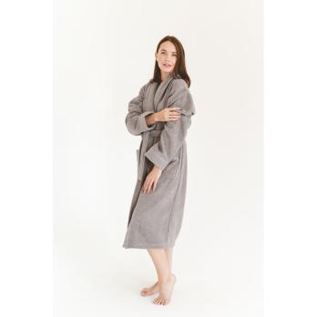 Халат махровый Lotus Home - Nella grey