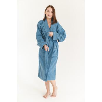 Халат махровый Lotus Home - Nella denim