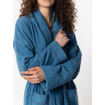 Халат махровый Lotus Home - Nella denim