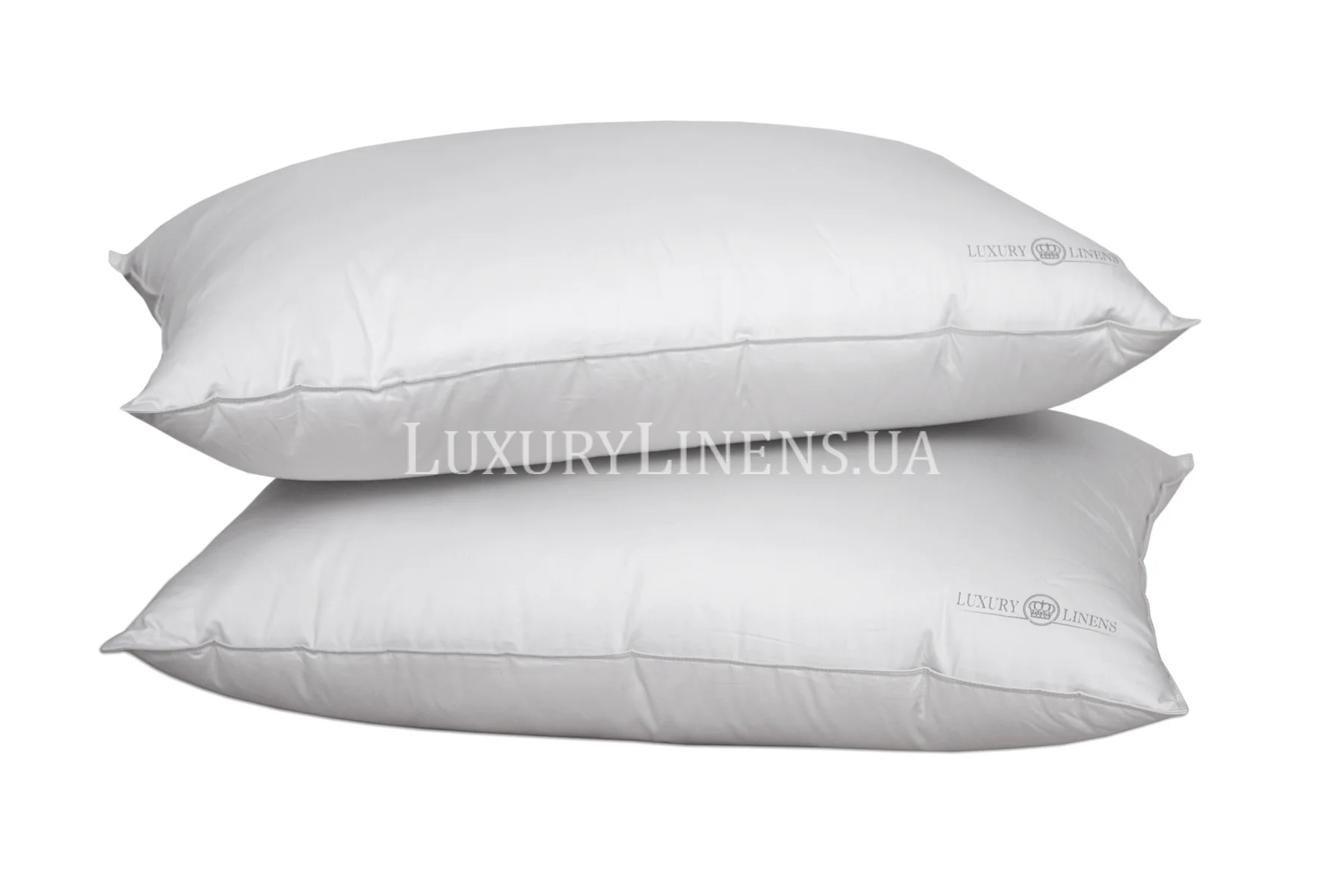 Подушка пухова Luxury Linens Silver 90%пух/10%перо