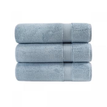 Рушник махровий Lotus Home - Grand soft twist blue блакитний 90*150