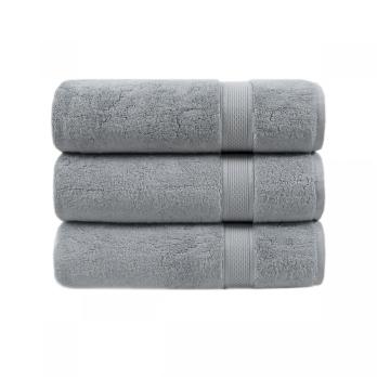 Рушник махровий Lotus Home - Grand soft twist grey сірий 90*150