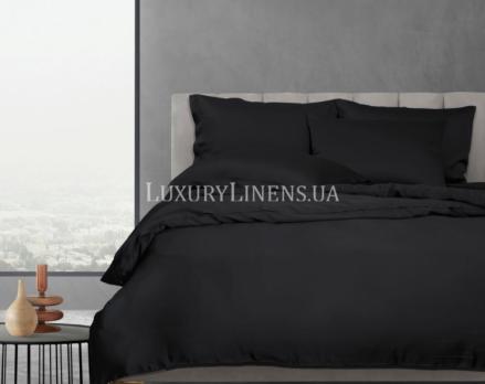 Постільна білизна LUXURY LINENS Cecilia Tencel Black 100% тенсел