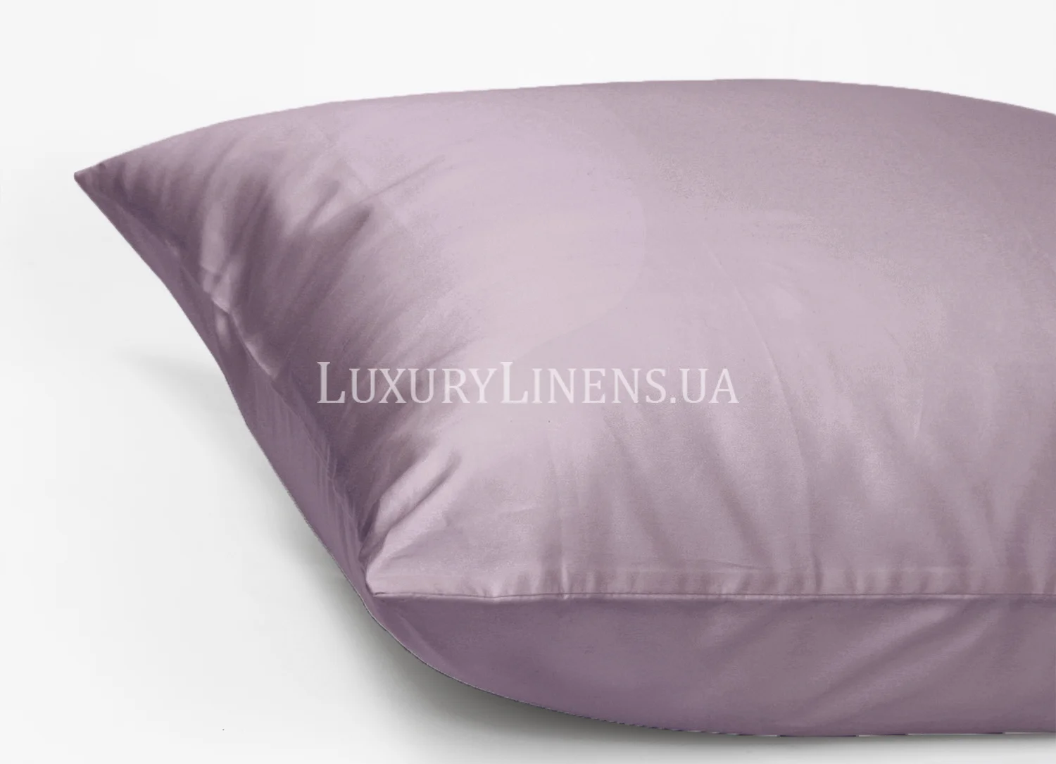 Набір наволочок LUXURY LINENS 70x70 Lilac Gray 100%єгипетська бавовна, 50x70