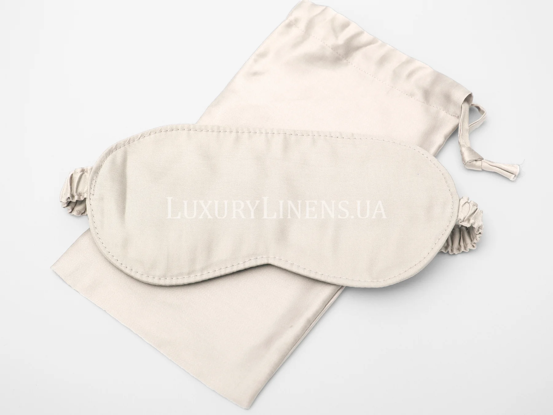 Маска для сну Luxury Linens єгипетська бавовна Cream