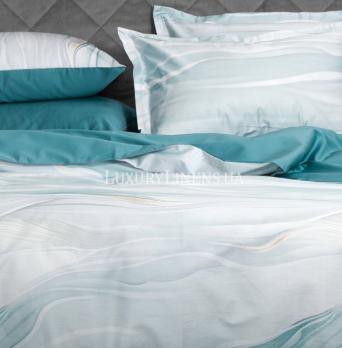 Постільна білизна LUXURY LINENS Alonso TURQUAZ 100% єгипетська бавовна 500ТС,