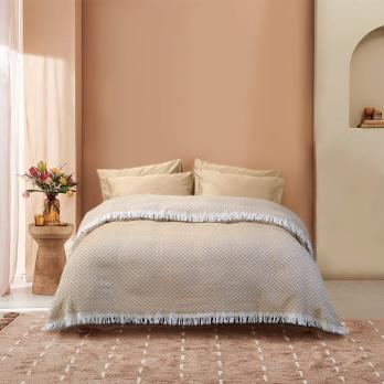 Покривало Lotus Home - Mataro гірчичний 230*240