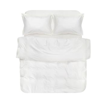 Постільна білизна сатин Lotus Home - White Collection Classic білий євро