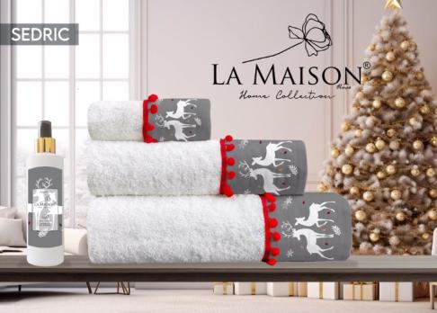 Подарунковий набір рушників La Maison, 3 шт. з ароматом Sedric