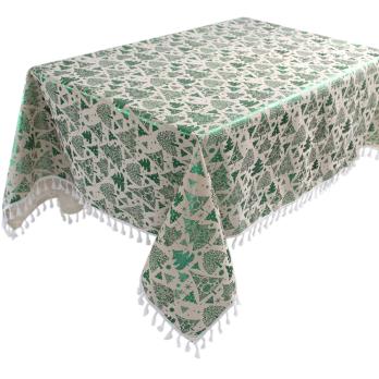 Скатертина Lotus Home - New Year зелена