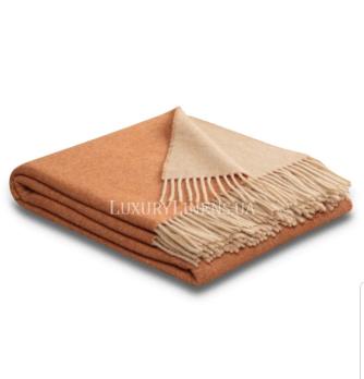 Плед BIEDERLACK Plaid 490 GR 130x170 HENNA-SAND 80%вовна/20%кашемір