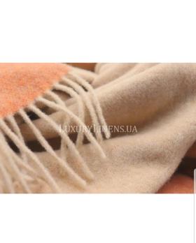 Плед BIEDERLACK Plaid 490 GR 130x170 HENNA-SAND 80%вовна/20%кашемір