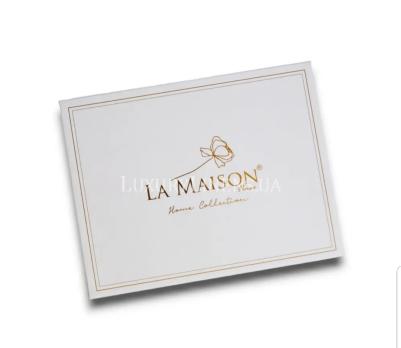 Набір рушників LA MAISON Cristina Ekru 70x140/50x90/30x50+парфум 100% бабовна