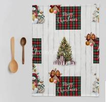 Набір рушників для кухні NAF NAF Holly Jolly 50x70-2 50-UNICO 100% бабовна