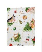 Набір рушників для кухні NAF NAF Puppies Xmas 50x70-2 50-UNICO 100% бабовна