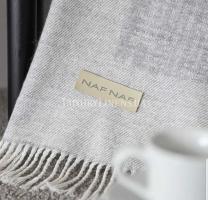 Плед NAF NAF Braille 130x170 18-PEARL GREY