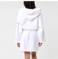 Халат махровий NAF NAF BATHROBES 380 GR S/М 00-WHITE 100% бавовна