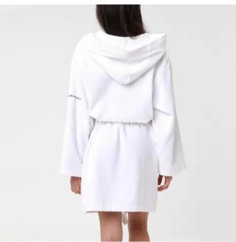 Халат махровий NAF NAF BATHROBES 380 GR S/М 00-WHITE 100% бавовна