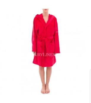 Халат махровий NAF NAF BATHROBES 380 GR S/М 02-BORDEAUX 100% бавовна