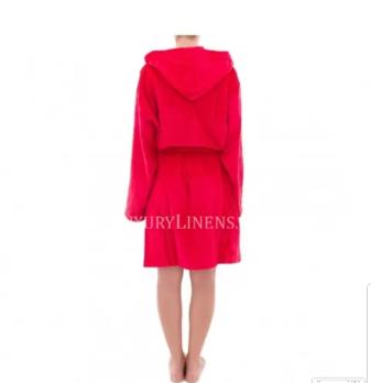 Халат махровий NAF NAF BATHROBES 380 GR S/М 02-BORDEAUX 100% бавовна