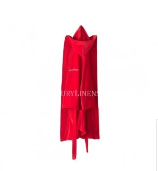 Халат махровий NAF NAF BATHROBES 380 GR S/М 02-BORDEAUX 100% бавовна