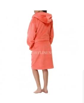 Халат махровий NAF NAF BATHROBES 380 GR S/М 32-CORAL 100% бавовна
