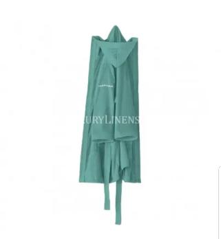 Халат махровий NAF NAF BATHROBES 380 GR S/М 53-AQUAMARINE 100% бавовна