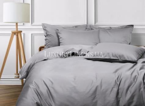 Постільна білизна LUXURY LINENS Premium GREY 100% єгипетська бавовна 500ТС,