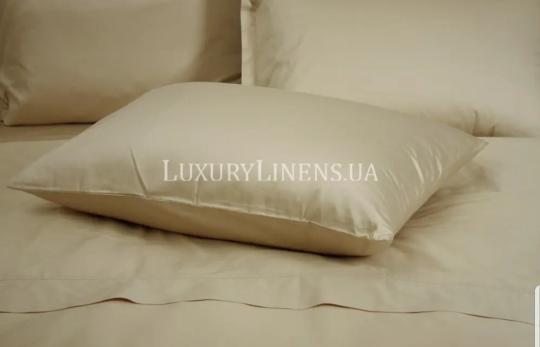 Комплект постільної білизни LUXURY LINENS Cecilia Beige 100% єгипетська бавовна