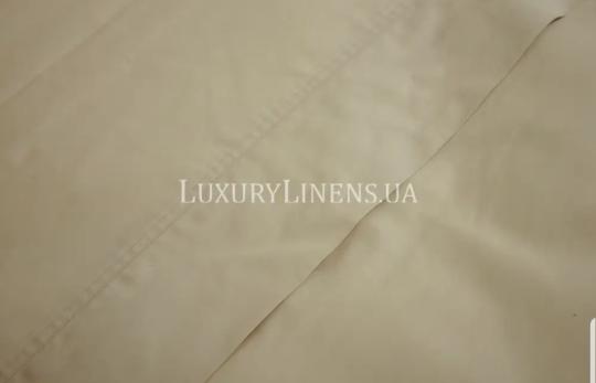 Комплект постільної білизни LUXURY LINENS Cecilia Beige 100% єгипетська бавовна