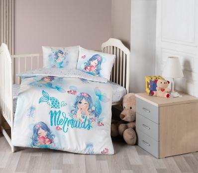 Постільна білизна для новонароджених First Choice Baby Digital Satin Mermaid (Туреччина)