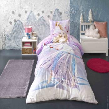 Підліткова постільна білизна TAC. Ранфорс Disney Frozen Breezy