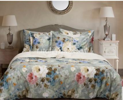 Постільна білизна LUXURY LINENS Romero GREEN 100% єгипетська бавовна 500ТС
