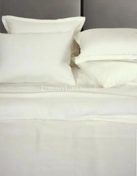 Підковдра LUXURY LINENS шлица 200x220 Ivory 100% єгипетська бавовна