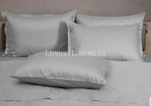 Наволочка LUXURY LINENS набір 70x70 LIGHT GRAY 100%єгипетська бавовна