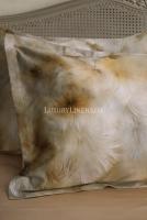 Постільна білизна LUXURY LINENS Plumas BEIGE 100% єгипетська бавовна 500ТС