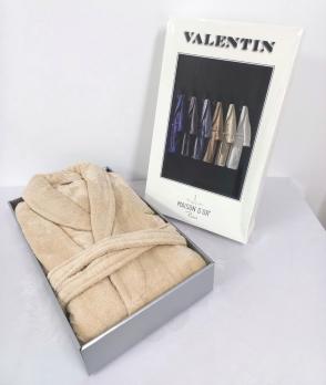 Халат чоловічий махровий Maison D`or Valentin beige
