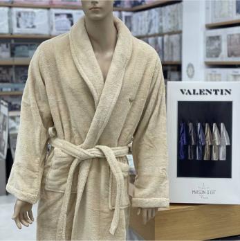 Халат чоловічий махровий Maison D`or Valentin beige